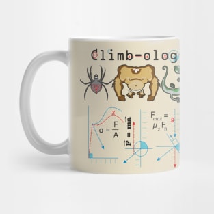 Climb-ology climbing science and physics Mug